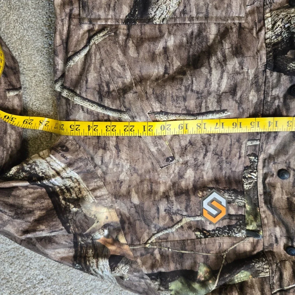 NWOT ScentLok Alpha Elite Mossy Oak Camo Hunting Jacket Lg Carbon Alloy Fleece